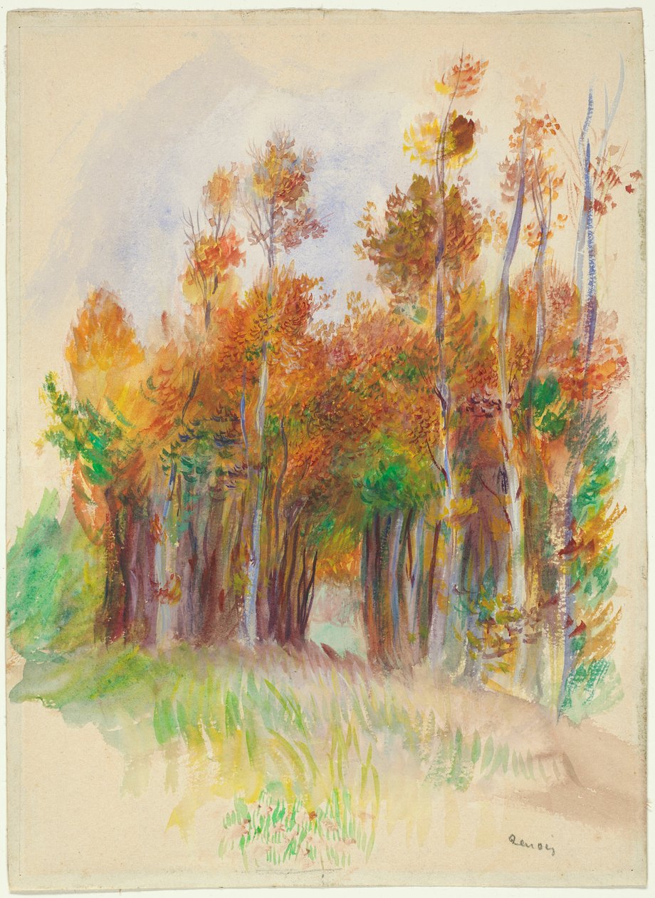 Fák ligete alkotó: Pierre Auguste Renoir