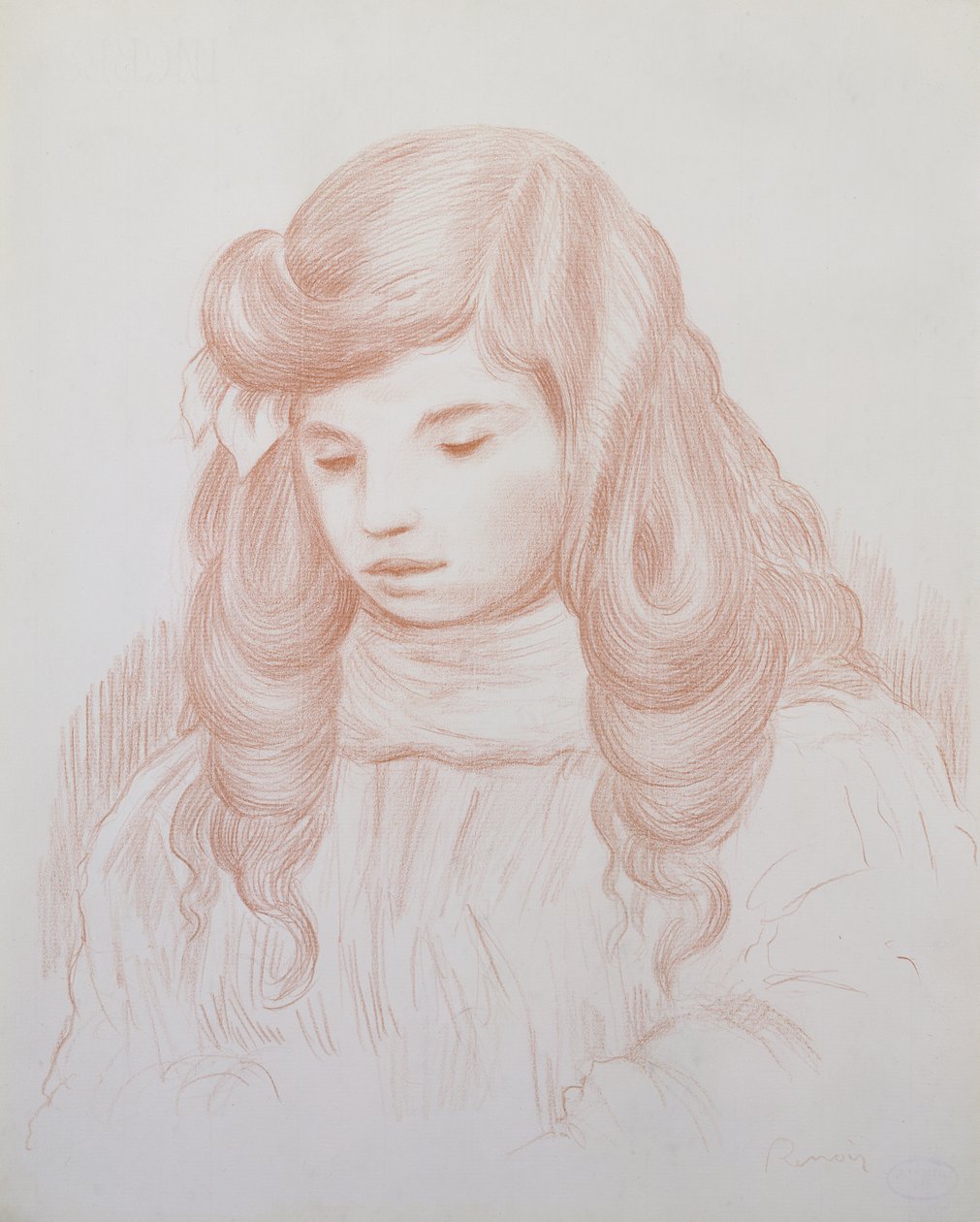 Egy gyermek feje, 1913 (sangvinikus) alkotó: Pierre Auguste Renoir