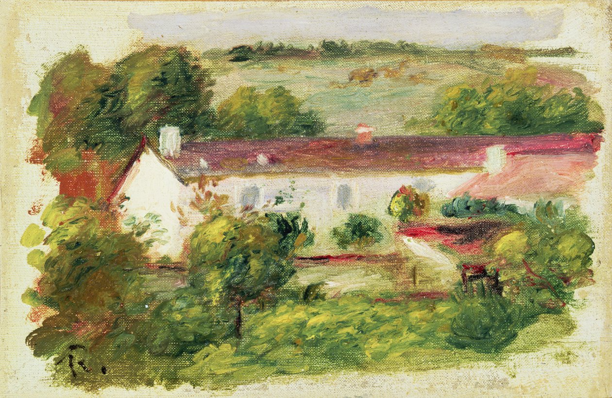 Ház Essoyesben alkotó: Pierre Auguste Renoir