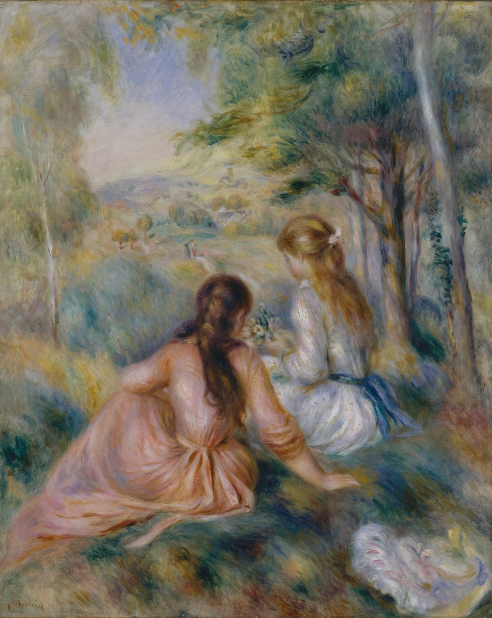 A Réten, 1888-92. alkotó: Pierre Auguste Renoir