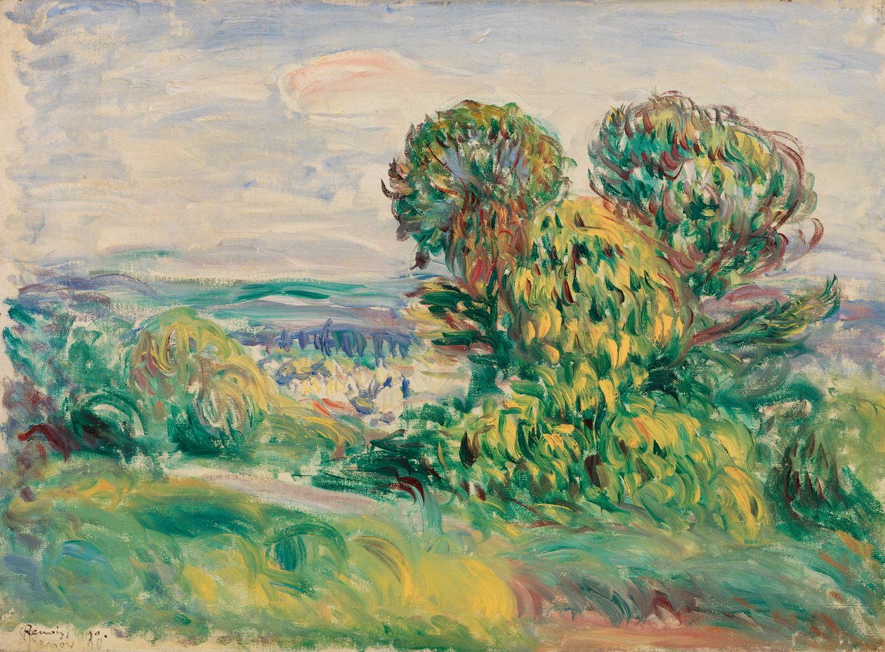 Tájkép alkotó: Pierre Auguste Renoir