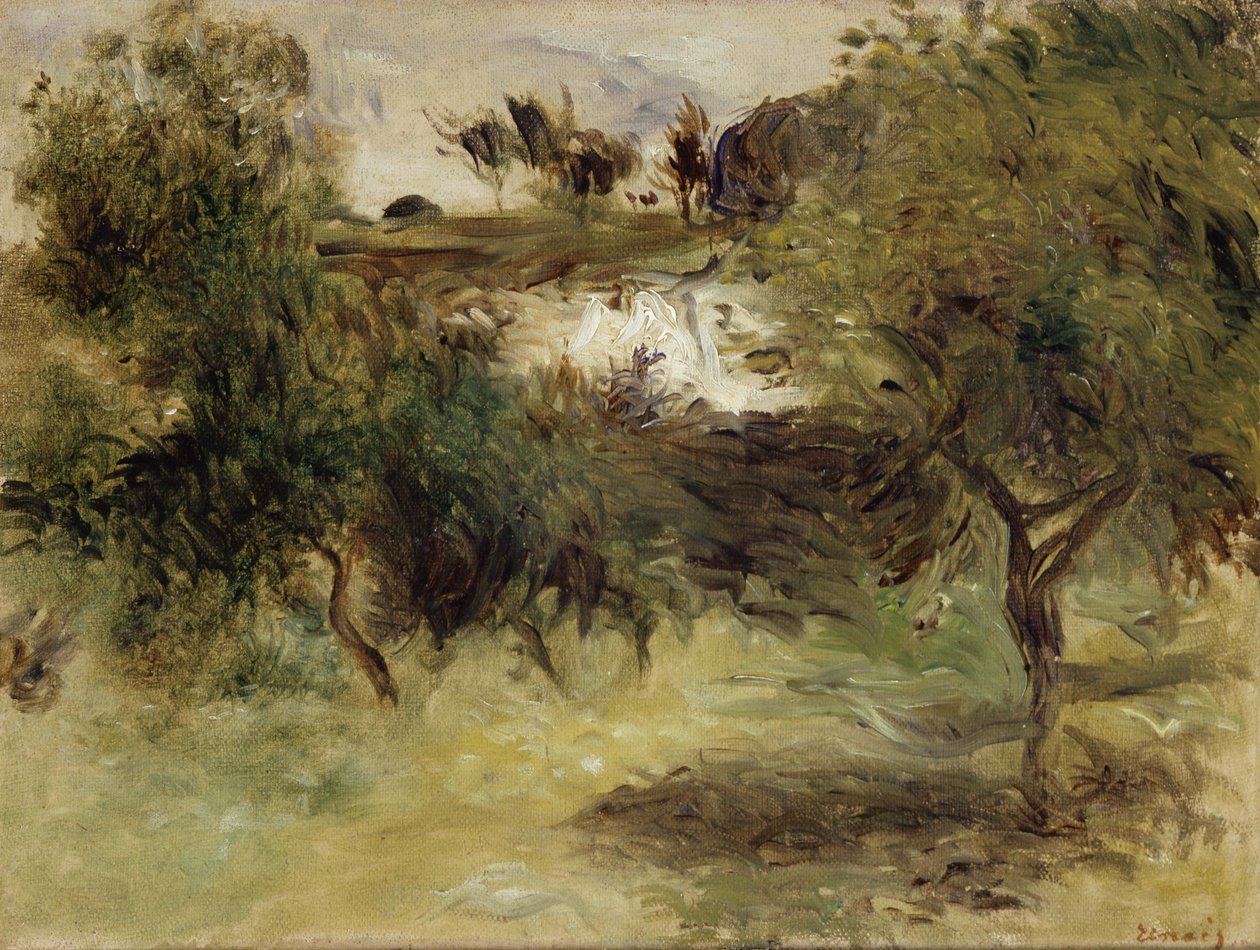 Táj a fákkal alkotó: Pierre Auguste Renoir