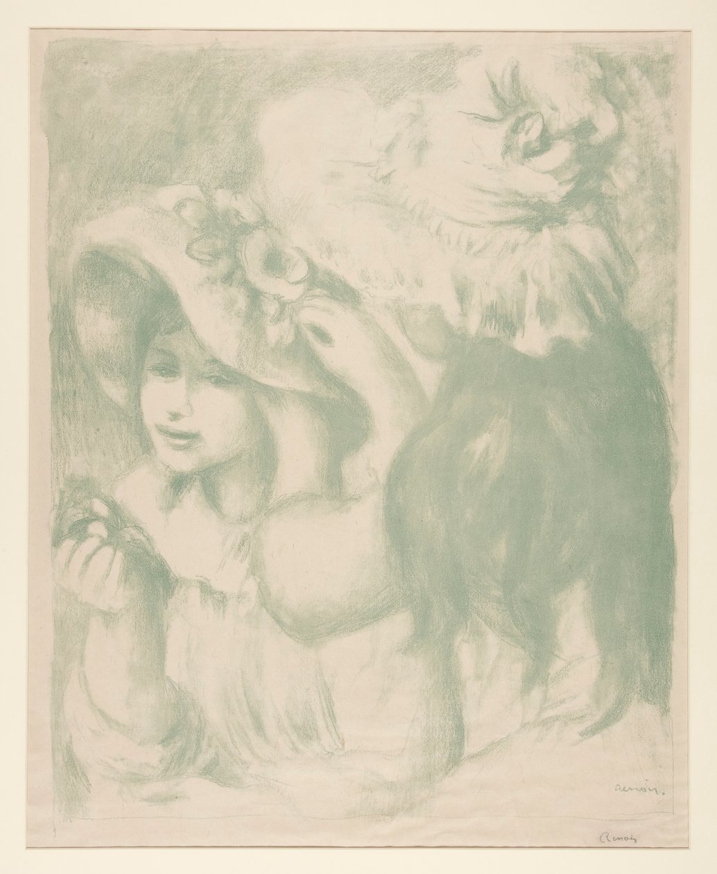 Le Chapeau ?pingl? (A feltűzött kalap) alkotó: Pierre Auguste Renoir