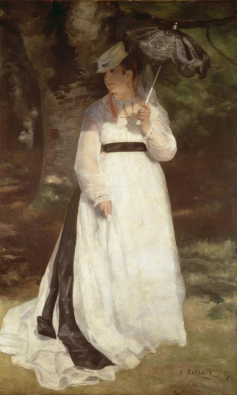 Lise napernyővel alkotó: Pierre Auguste Renoir