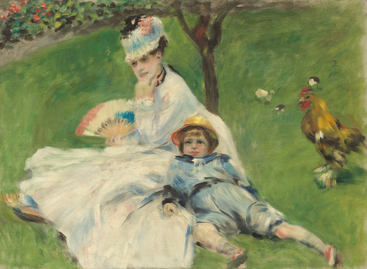 Madame Monet és fia alkotó: Pierre Auguste Renoir