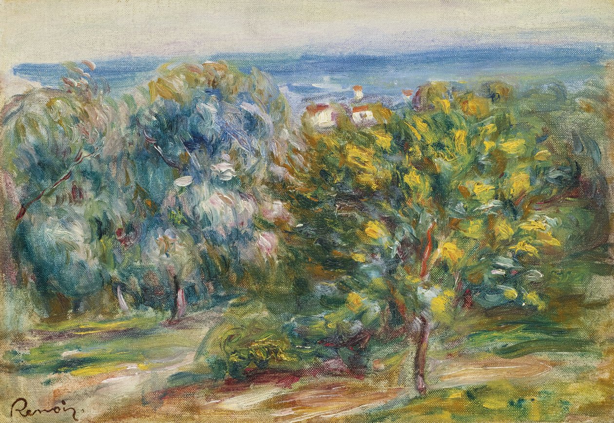 Déli táj, 1910 alkotó: Pierre Auguste Renoir