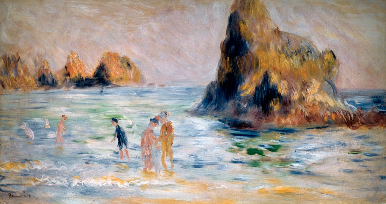 Moulin Huet Bay, Guernsey, 1883 alkotó: Pierre Auguste Renoir
