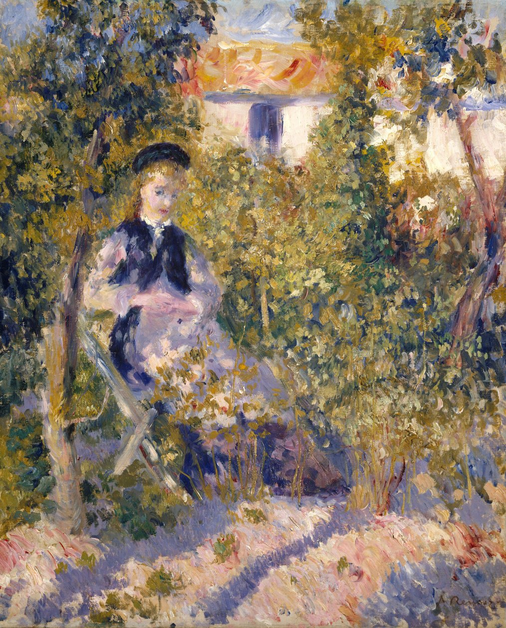 Nini a kertben alkotó: Pierre Auguste Renoir