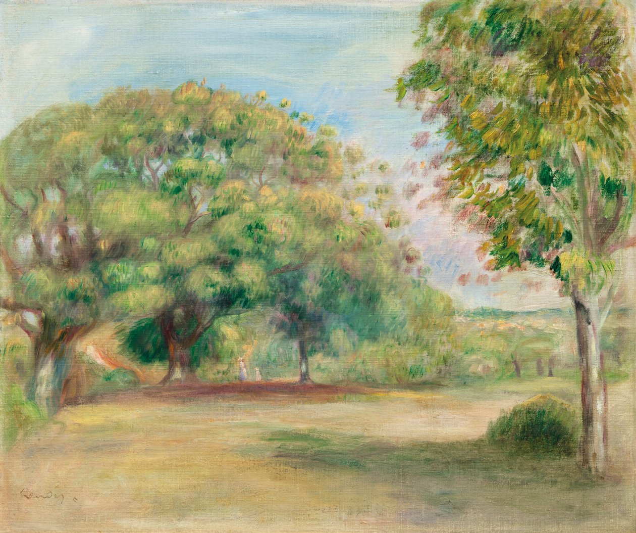 Paysage, c. 1892 (olaj, vászon) alkotó: Pierre Auguste Renoir