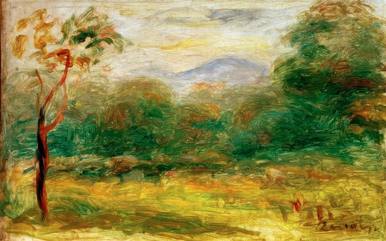 Midi tája (Cagnes) alkotó: Pierre Auguste Renoir