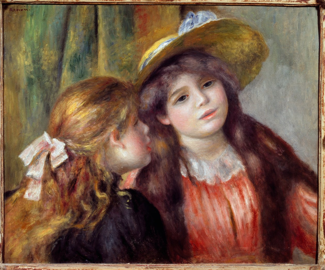 Két lány portréja alkotó: Pierre Auguste Renoir