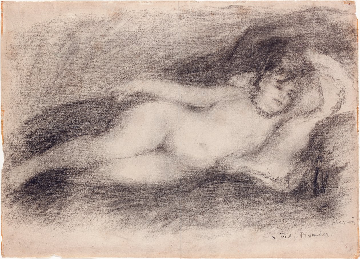 Fekvő akt, 1903-7 körül alkotó: Pierre Auguste Renoir