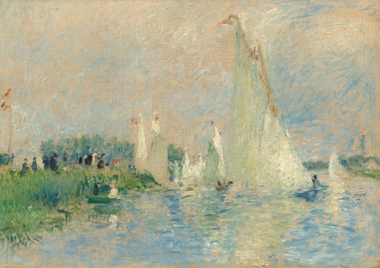 Regatta Argenteuilban, 1874. alkotó: Pierre Auguste Renoir