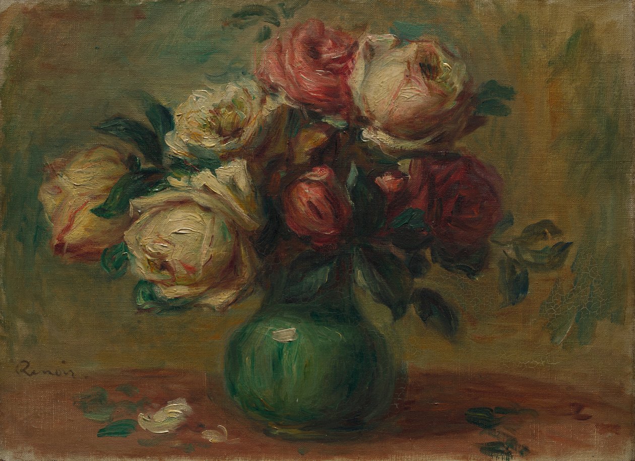 Rózsa vázában alkotó: Pierre Auguste Renoir