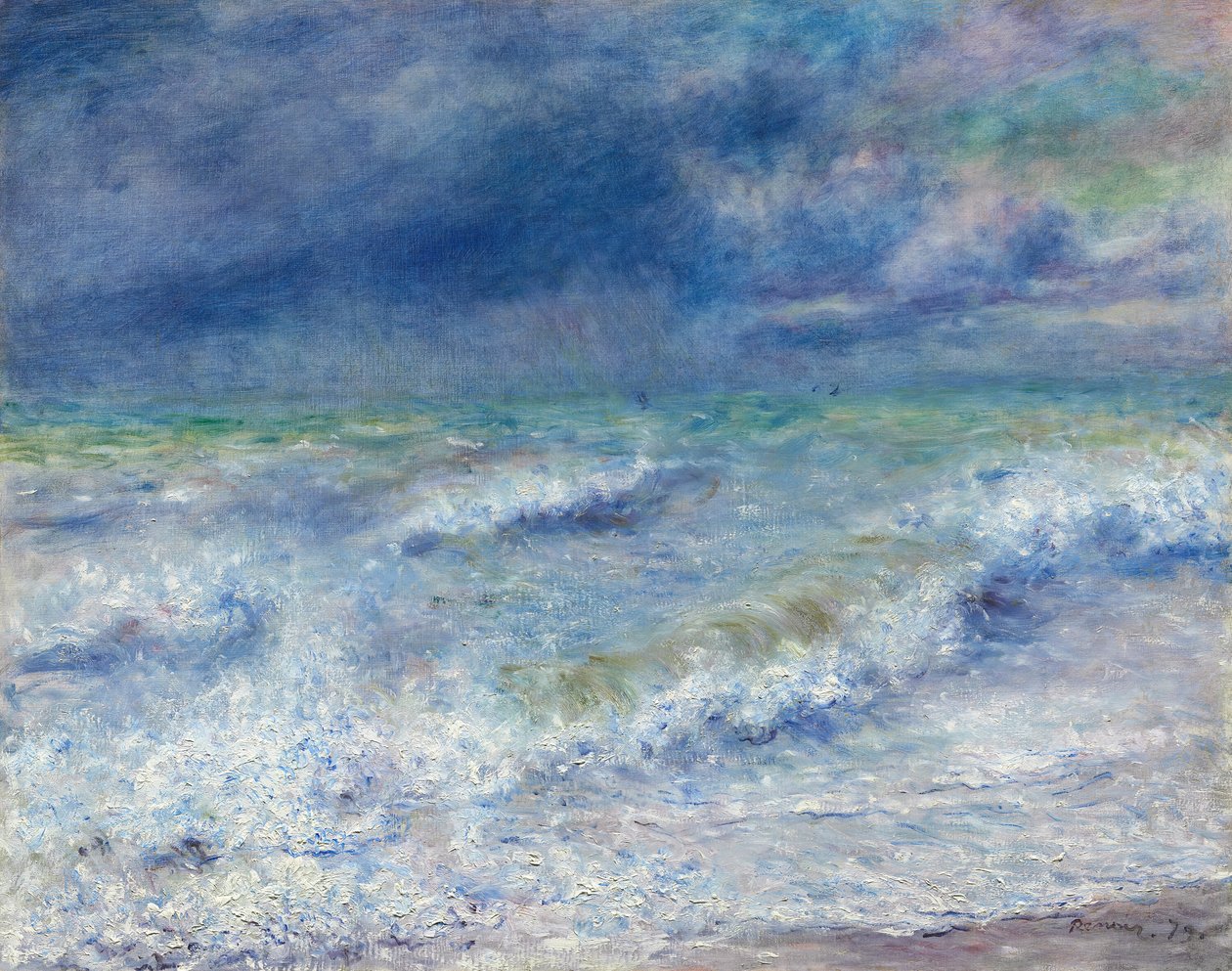 Tengeri táj, 1879. alkotó: Pierre Auguste Renoir