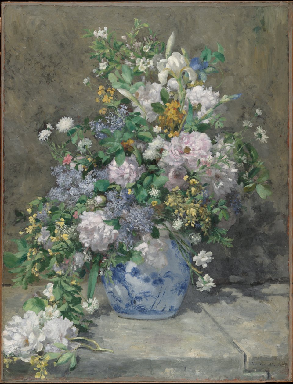 Tavaszi csokor, 1866 alkotó: Pierre Auguste Renoir
