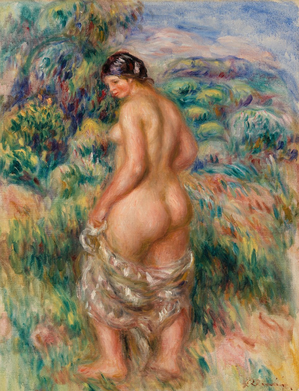 Álló fürdőző alkotó: Pierre Auguste Renoir