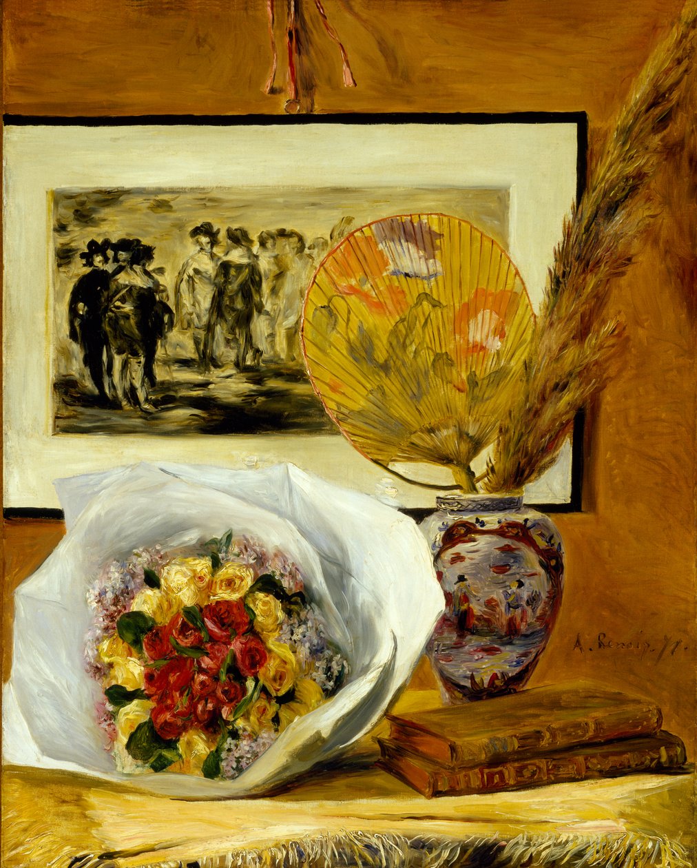Csendélet csokorral alkotó: Pierre Auguste Renoir