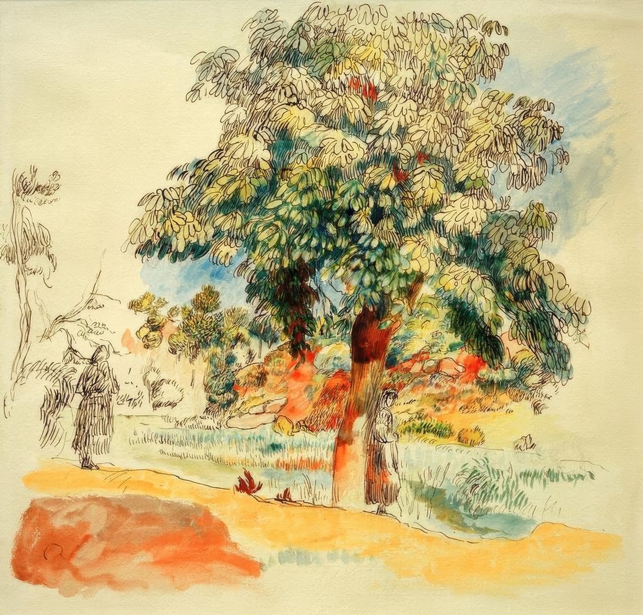 Déli táj alkotó: Pierre Auguste Renoir