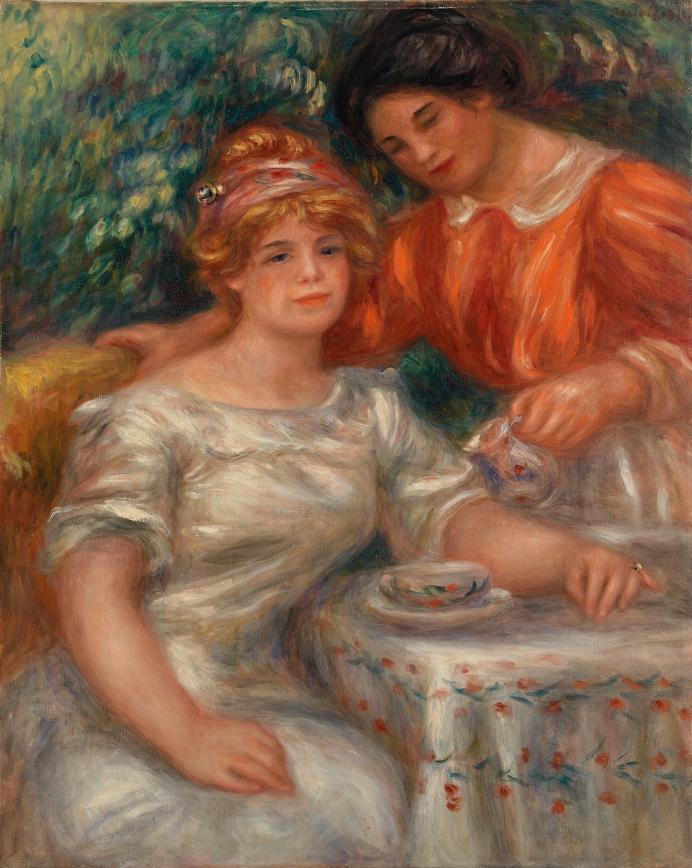 Tea idő alkotó: Pierre Auguste Renoir