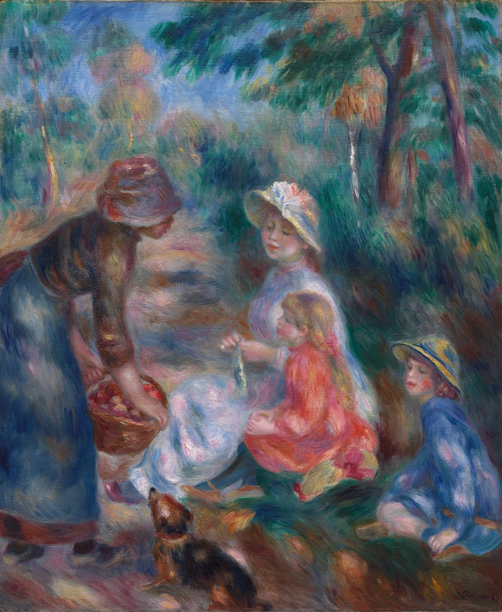 Az Apple eladó c. 1890. alkotó: Pierre Auguste Renoir