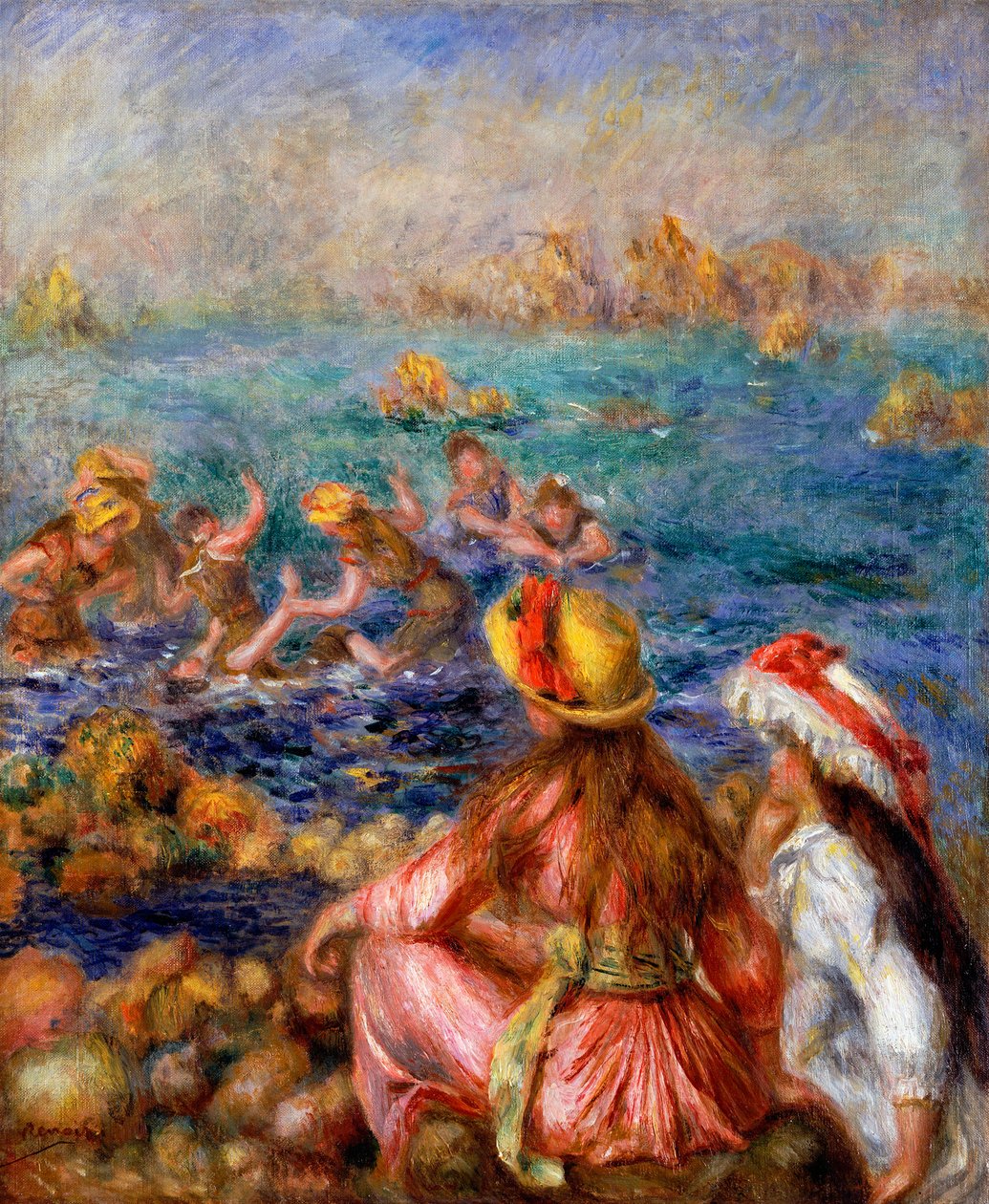 A fürdőzők, 1892 alkotó: Pierre Auguste Renoir