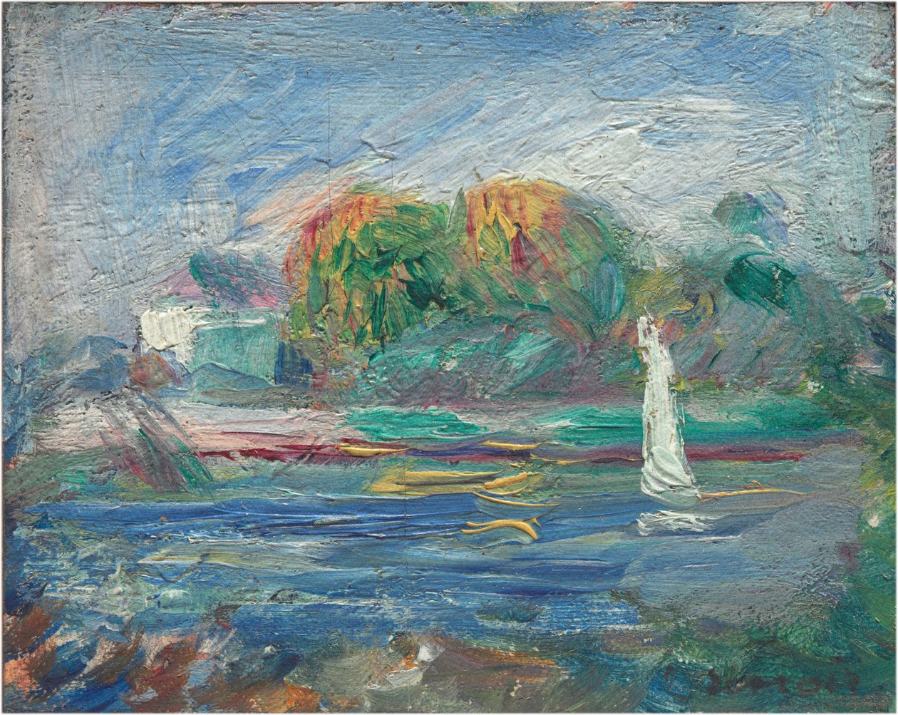 A kék folyó, c. 18901900. alkotó: Pierre Auguste Renoir