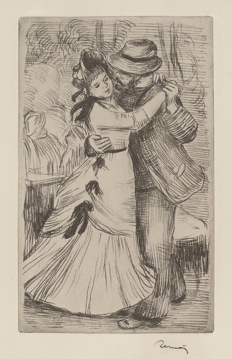 A Country Dance alkotó: Pierre Auguste Renoir