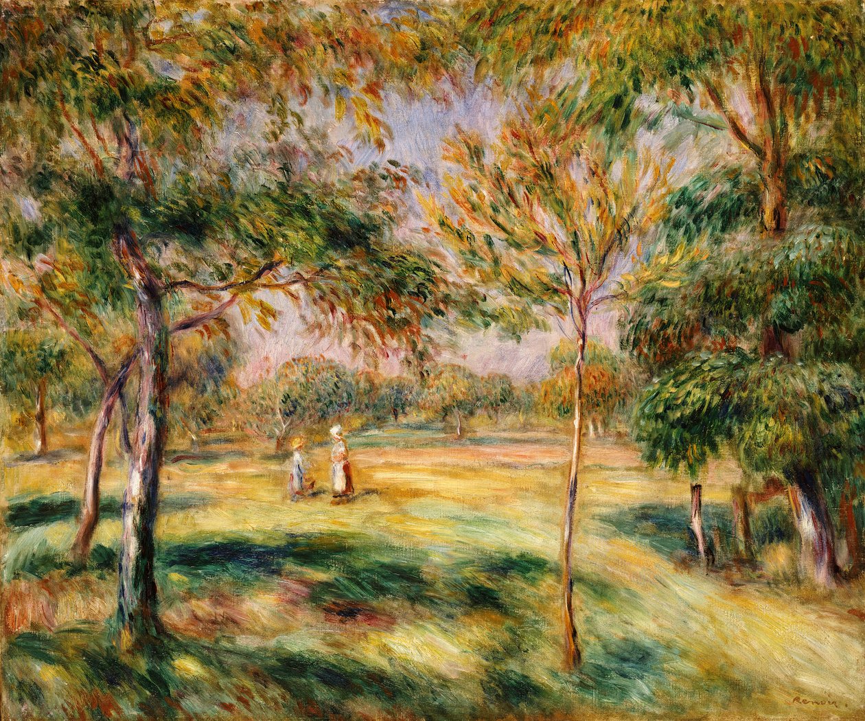 The Glade, 1895 alkotó: Pierre Auguste Renoir