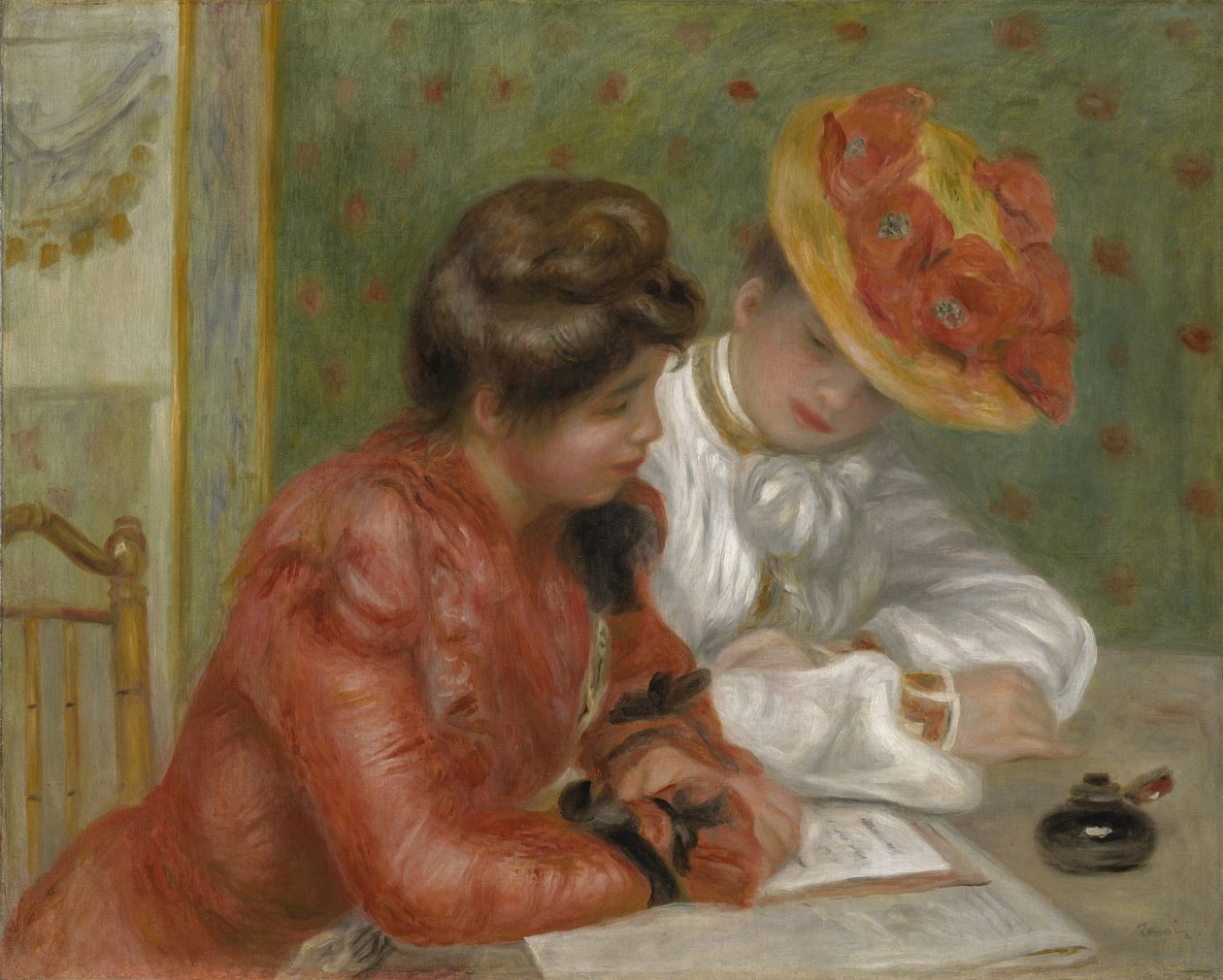 A levél, 1895-1900 körül alkotó: Pierre Auguste Renoir