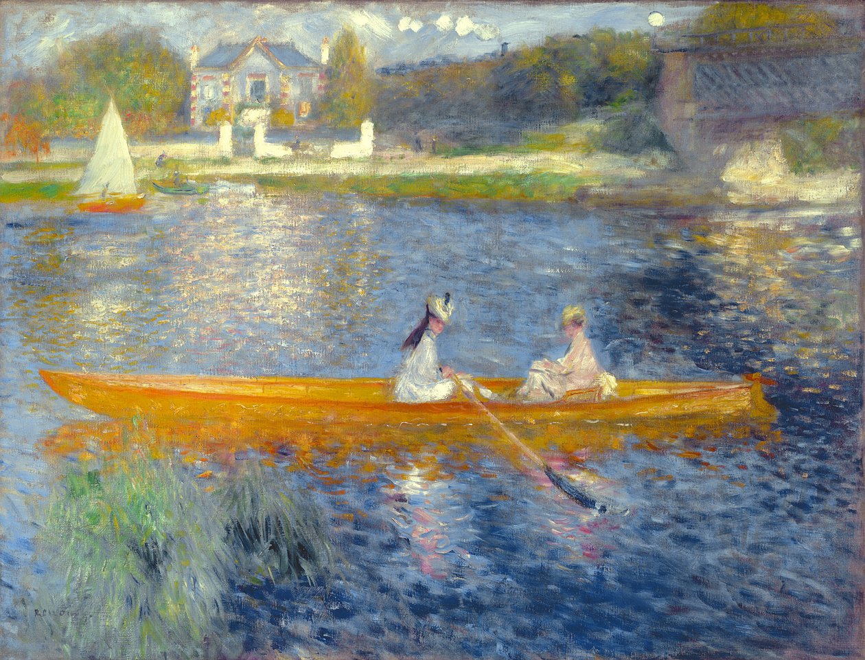 The Skiff (La Yole), 1875 alkotó: Pierre Auguste Renoir