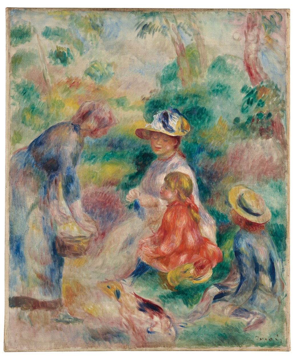 Az almaárus, 1890 alkotó: Pierre Auguste Renoir