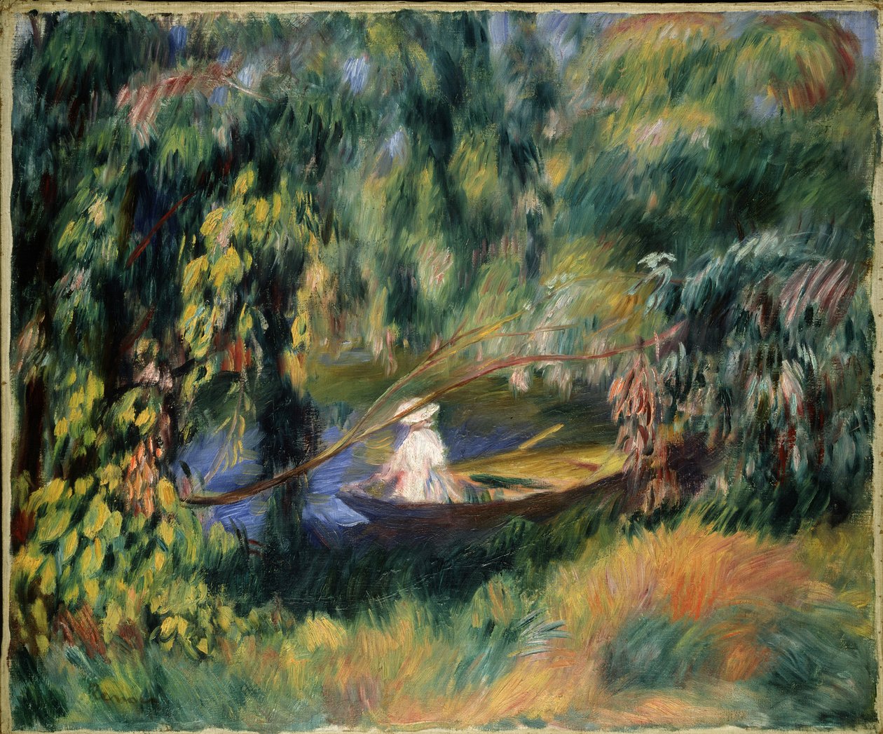 A csónak, 1878 körül. alkotó: Pierre Auguste Renoir