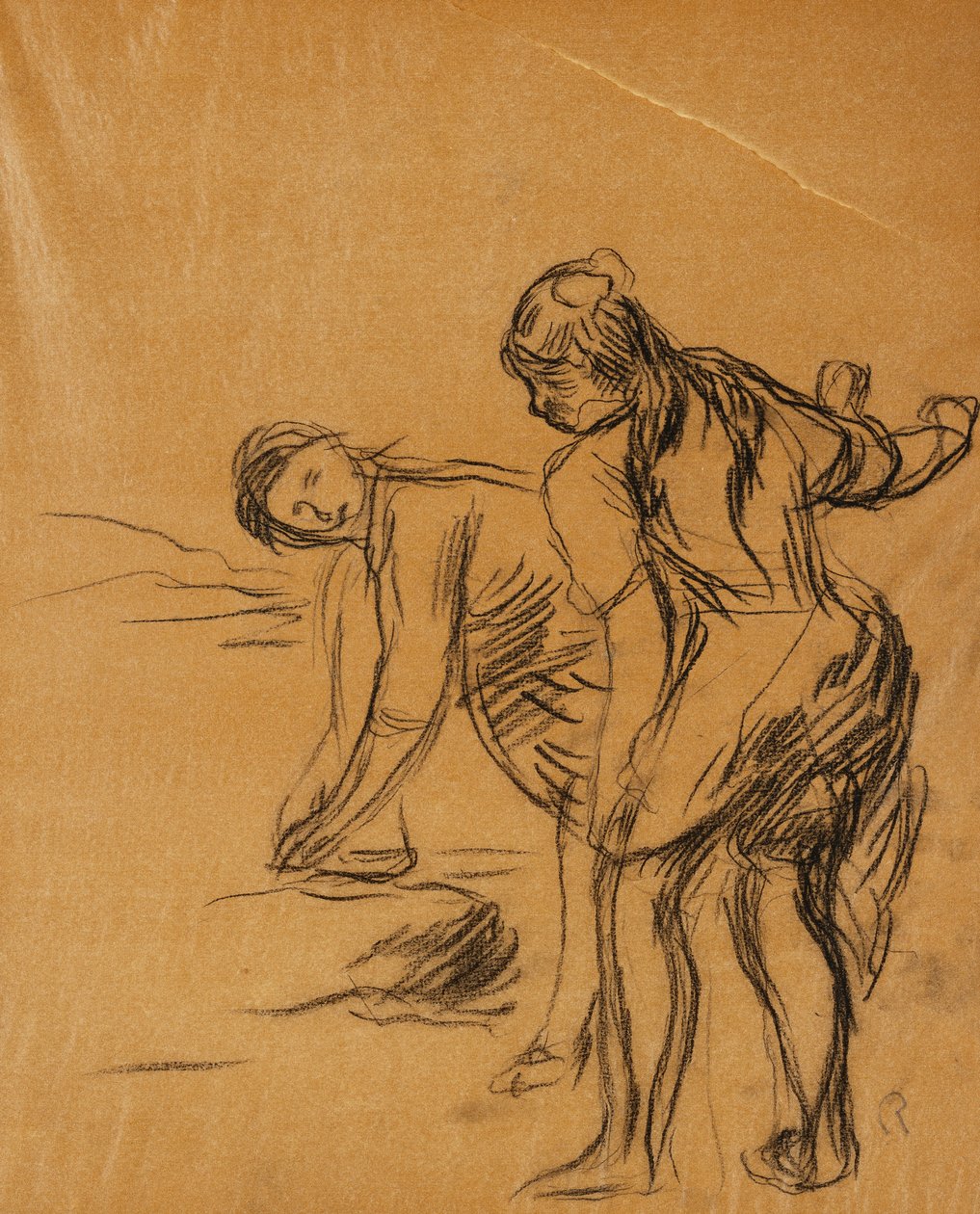 Két táncos; két táncos, alkotó: Pierre Auguste Renoir