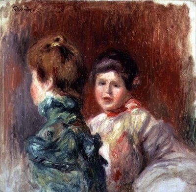 Két női fej alkotó: Pierre Auguste Renoir