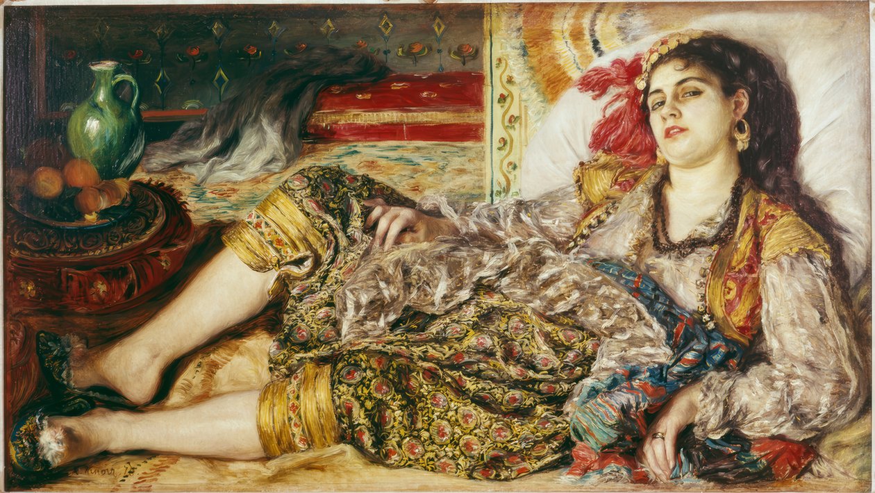 Egy algíri nő alkotó: Pierre Auguste Renoir