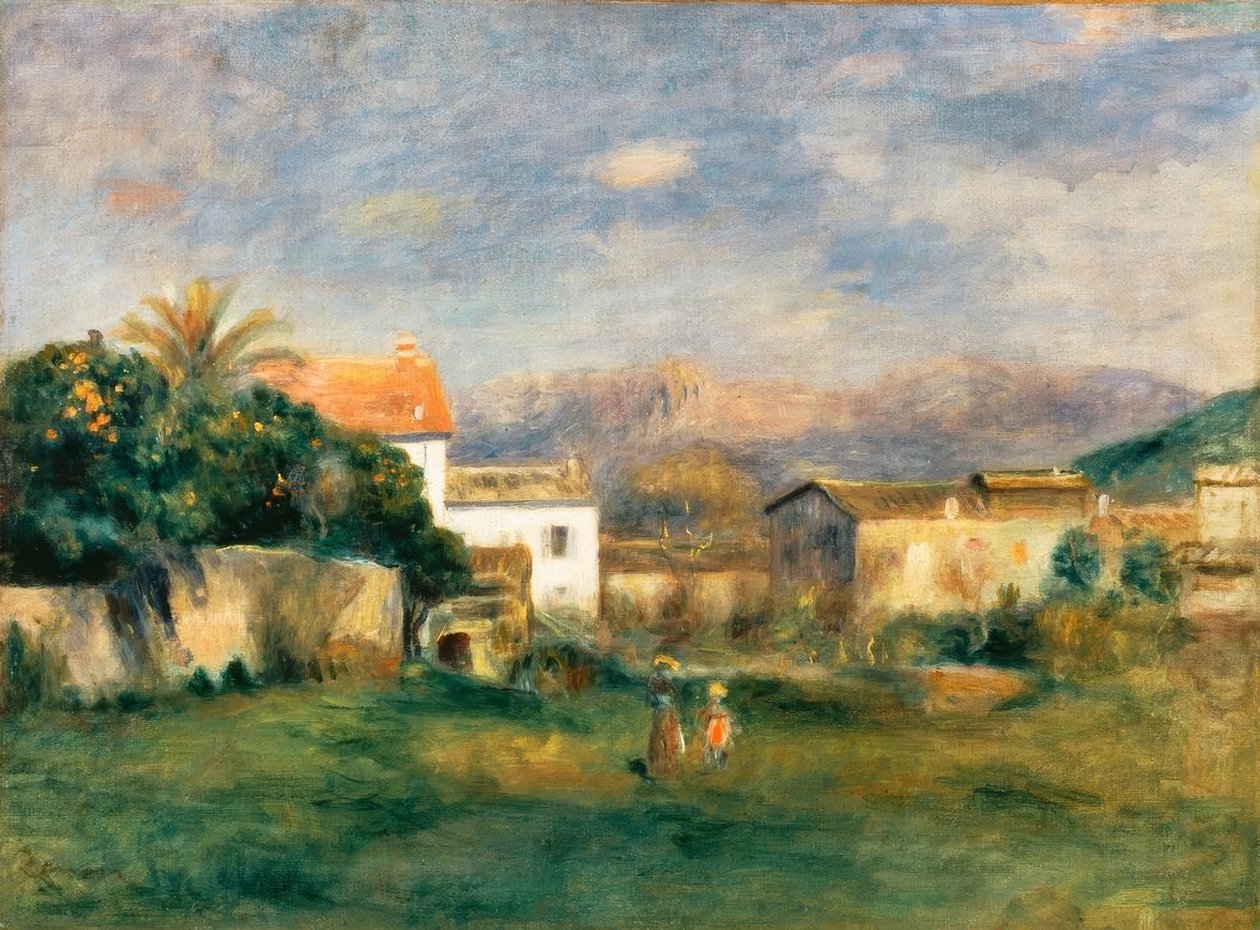 Kilátás Cagnesre alkotó: Pierre Auguste Renoir
