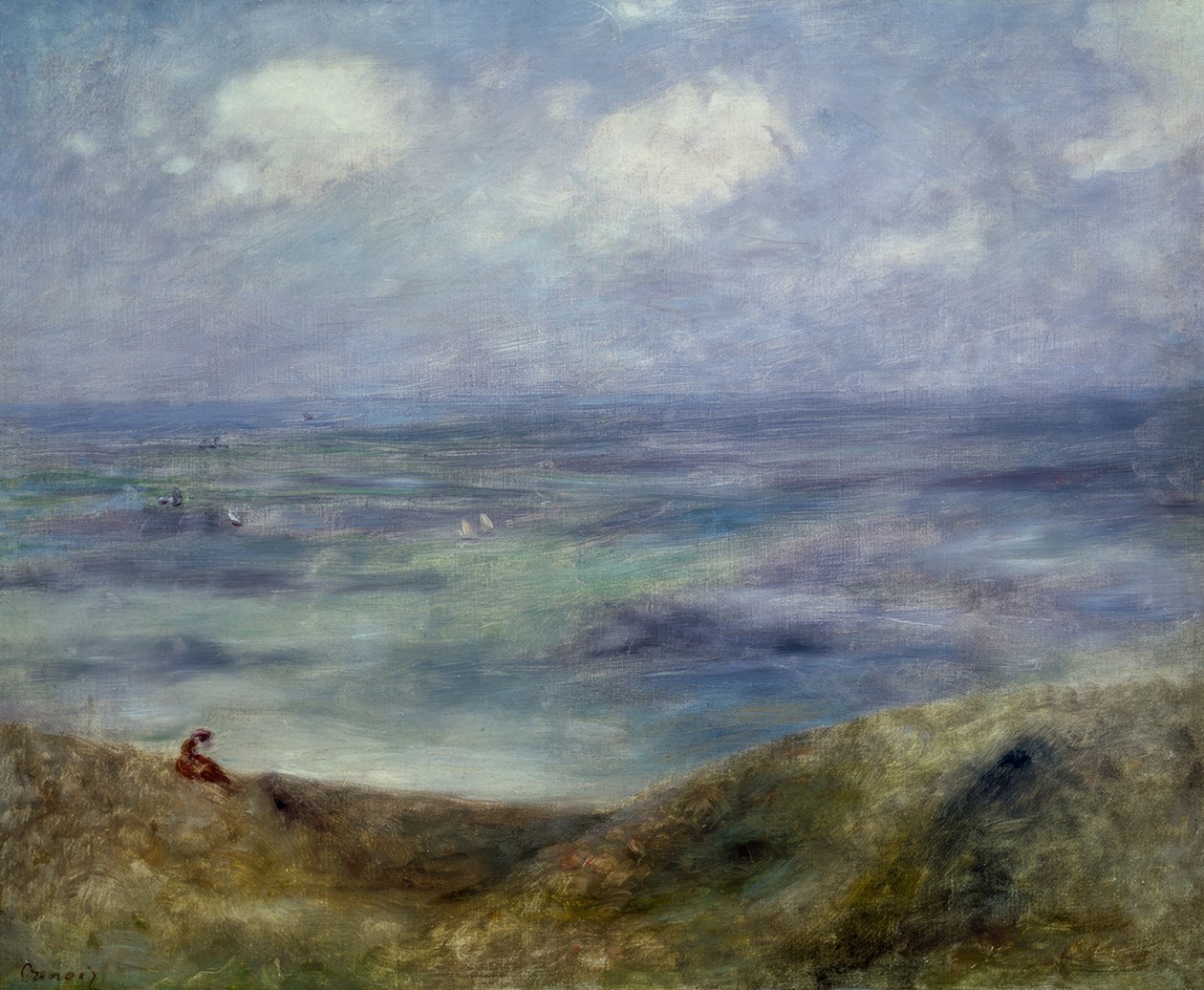 Tengerre néző, Guernsey alkotó: Pierre Auguste Renoir