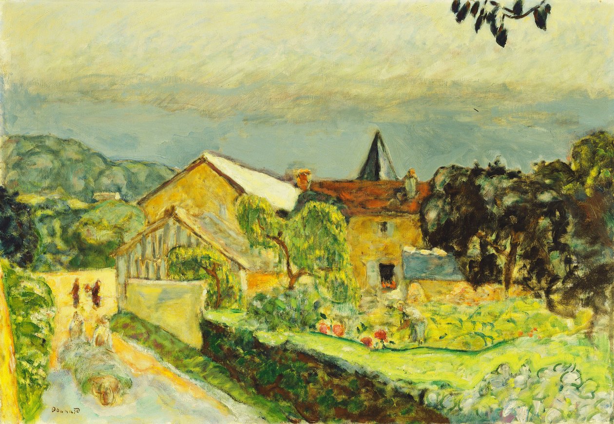 Délutáni táj augusztusban alkotó: Pierre Bonnard