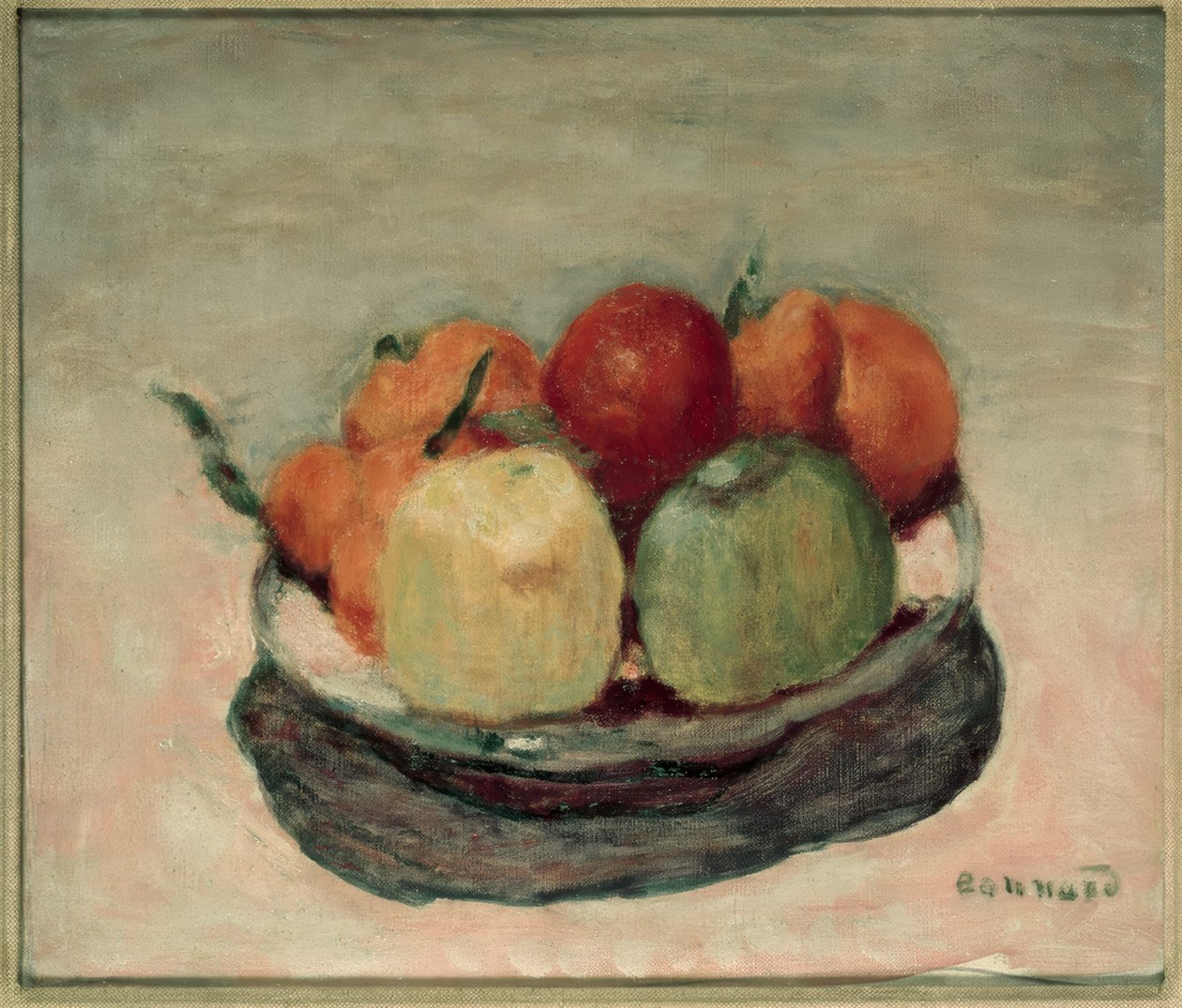 Gyümölcstál vagy alma alkotó: Pierre Bonnard