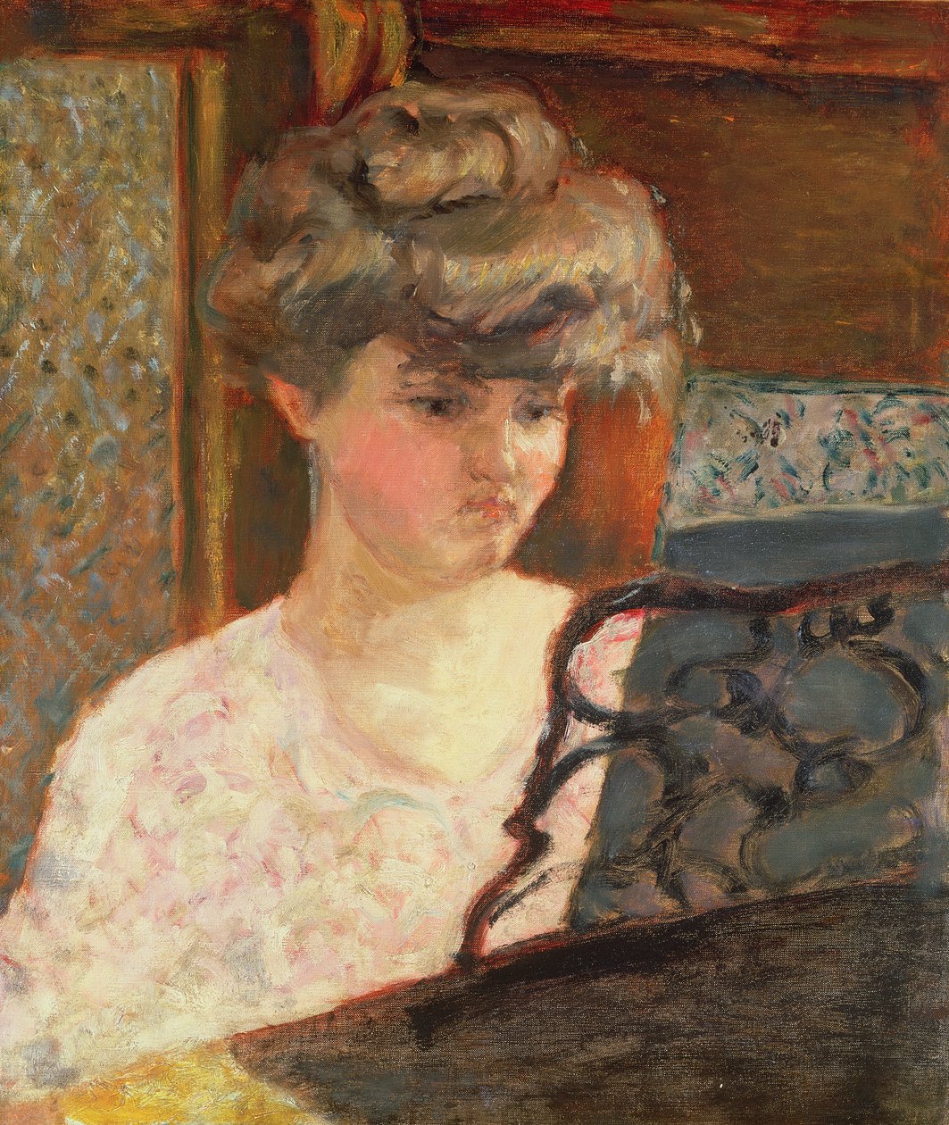A zongoránál, 1902 alkotó: Pierre Bonnard