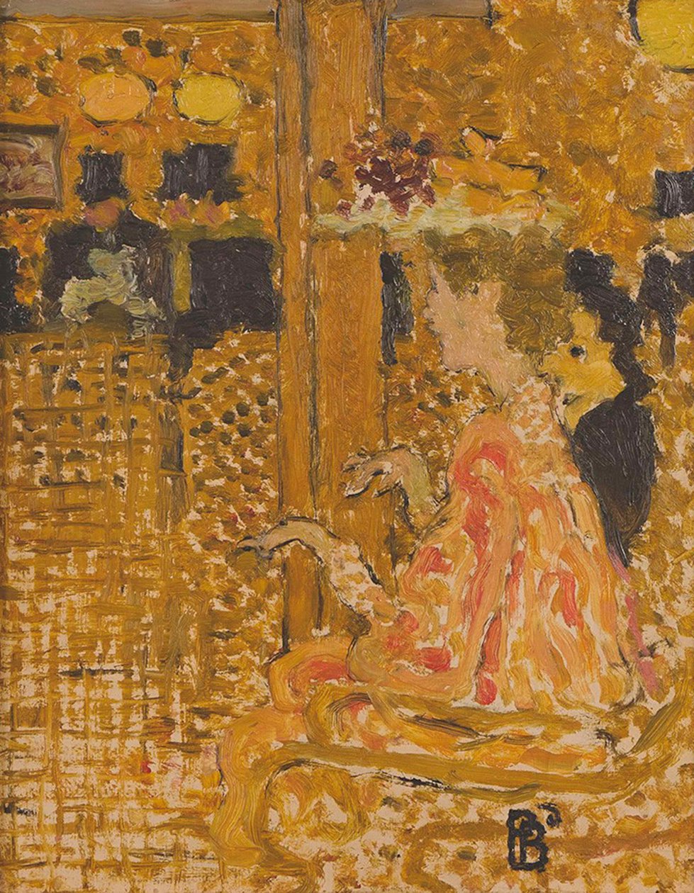 A bárban, 1892. alkotó: Pierre Bonnard