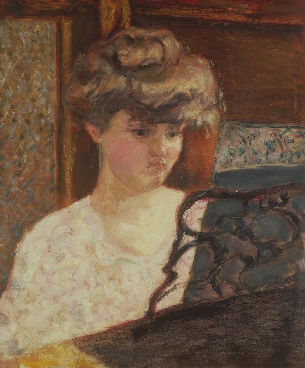 Au Piano (Küldetés). alkotó: Pierre Bonnard