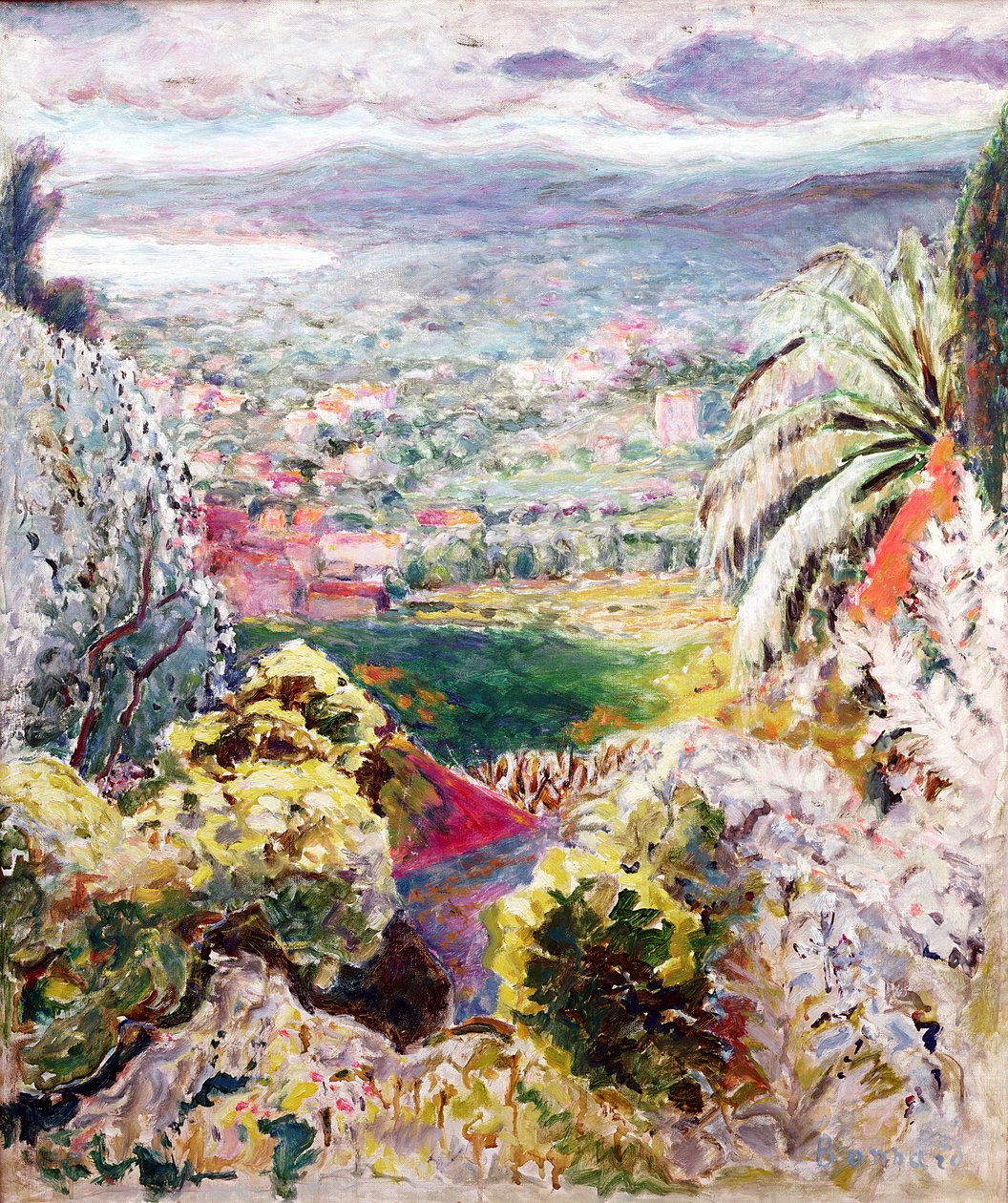 Cannes-i-öböl, 1937 körül alkotó: Pierre Bonnard