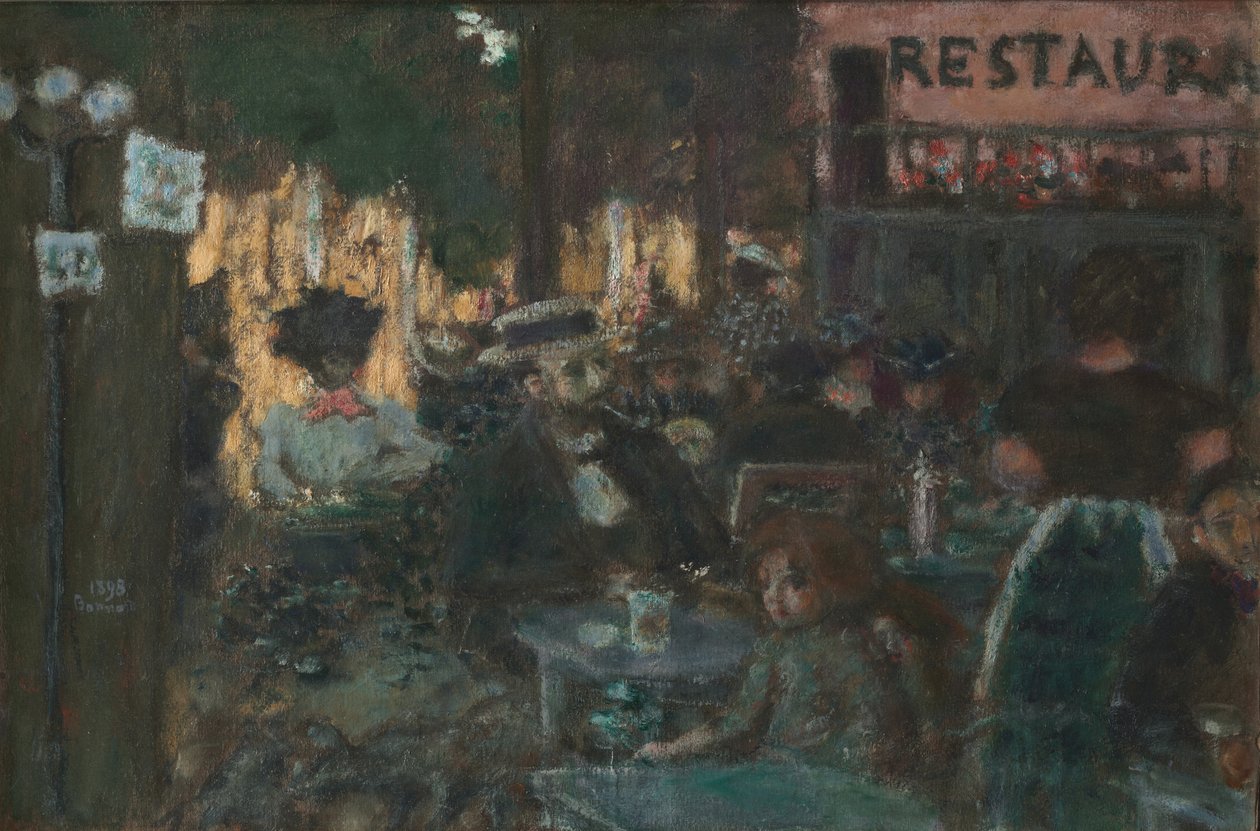 Cafe terasz alkotó: Pierre Bonnard