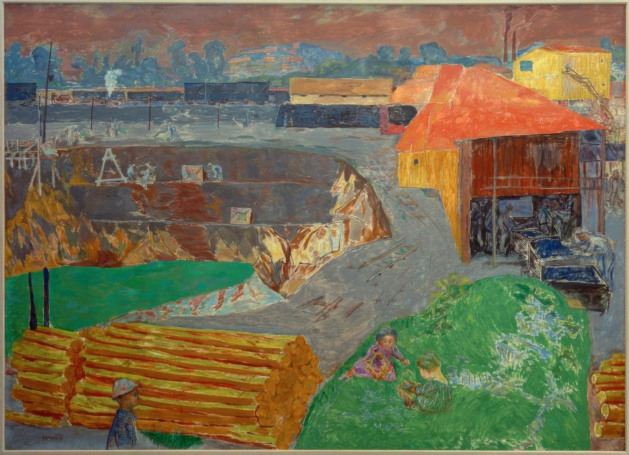 Barnaszénbánya alkotó: Pierre Bonnard