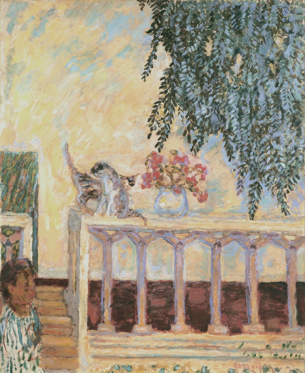 Macskák a korláton alkotó: Pierre Bonnard