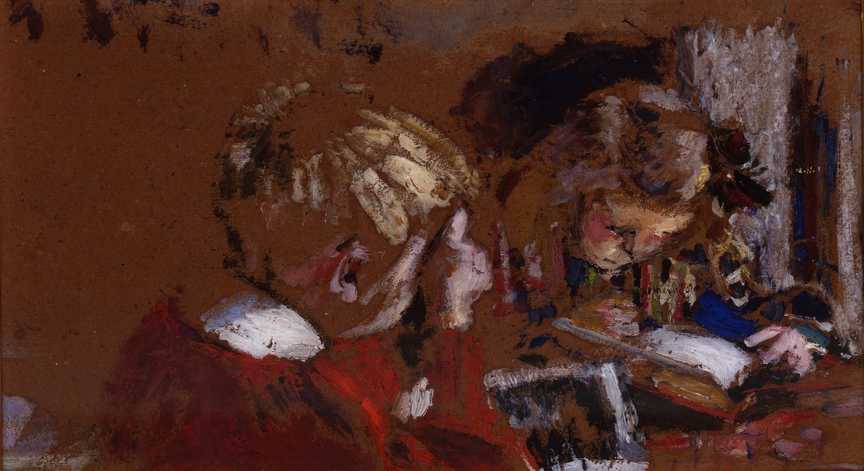 Gyermekek Olvasás alkotó: Pierre Bonnard
