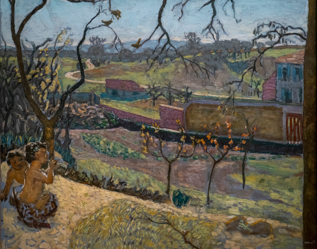 Kora tavasz. Little Fauns, 1909 (olaj, vászon) alkotó: Pierre Bonnard