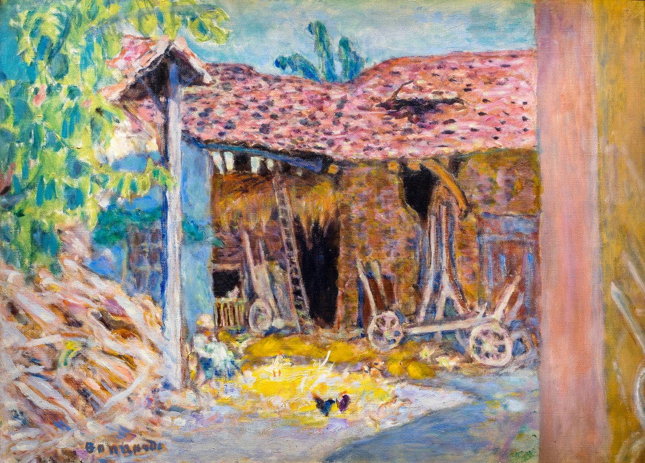 Farmyard vagy La Grange alkotó: Pierre Bonnard